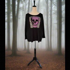 Torrid Spooky Skull Sweater